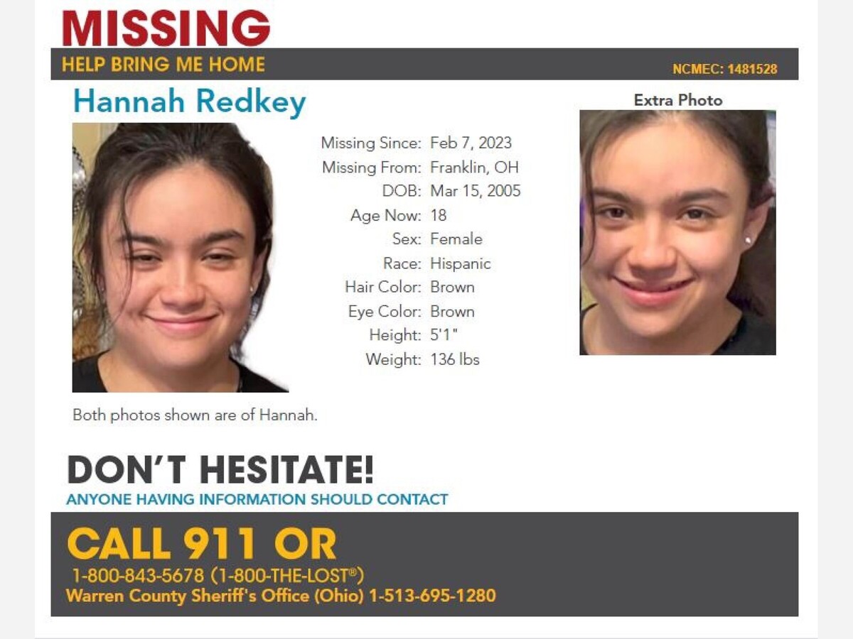 Missing Franklin Girl Now On National Center for Missing and Exploited  Children Website | Warren County Post