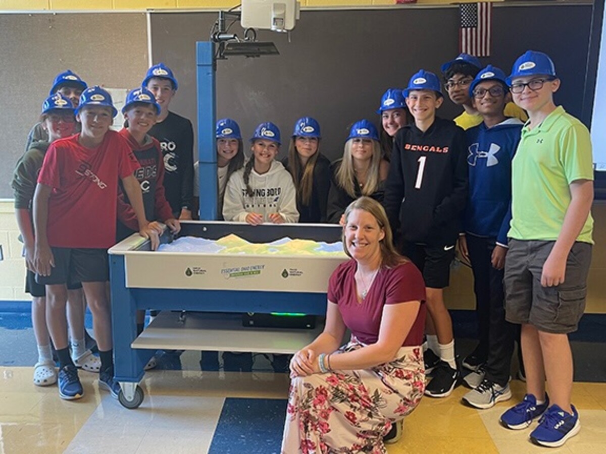 Springboro Junior High Awarded Augmented Reality Sand Table By The