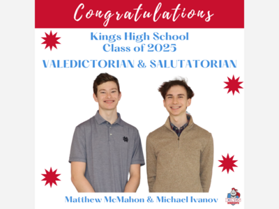 KHS Announces 2025 Valedictorian & Salutatorian