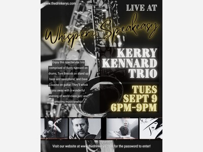 Live Music from Kerry Kennard Trio at Whisperz Speakeasy