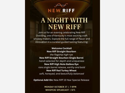 Bourbon Tasting: A Night with New Riff at Whisperz Speakeasy