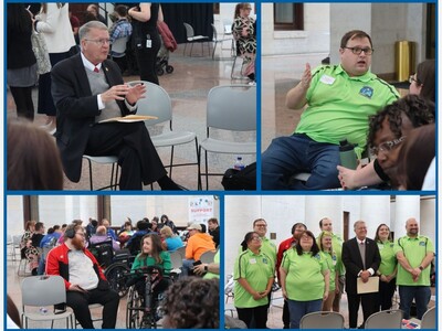 Ohio Advocates Gather at Statehouse to Mark Developmental Disabilities Awareness Month and Highlight “The Power of Support”