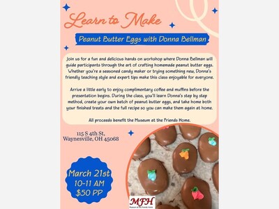 Museum at the Friends Home - Learn to make peanut butter eggs