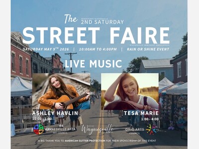 Downtown Welcomes Back The 2nd Saturday Street Faire This Saturday May 9th