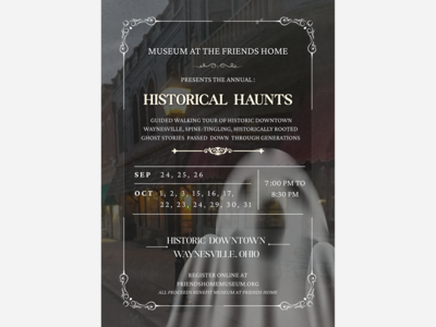 Historical Haunts Returns to Waynesville This Fall