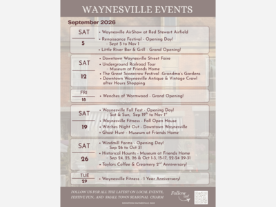 Visit Waynesville in September!