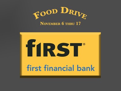 First Financial Bank Collecting Food for Local Residents