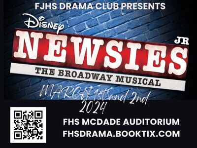 Franklin Junior High Drama Club To Present Disney Newsies JR.