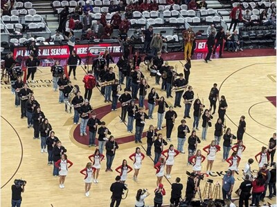 CHS Band Performs at Pregame Show for Cleveland Cavaliers