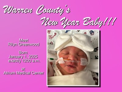 The Area's First Baby of 2025 was Born in Warren County!