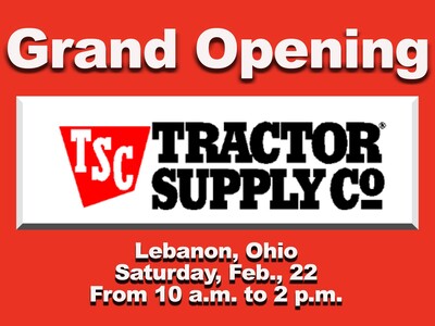 Tractor Supply To Celebrate its 2,300th Store Grand Opening In Lebanon