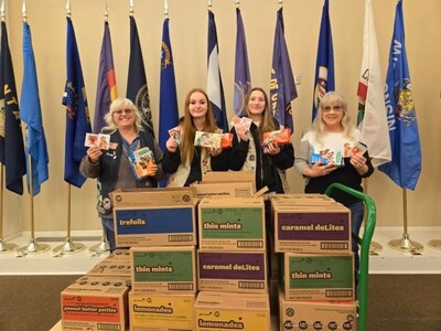 Blanchester Girl Scout Troop Breaks Its Record For Largest Collection Of Donated Cookies