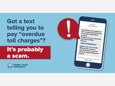 Text About Unpaid Tolls Is Probably A Scam