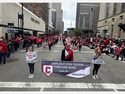 Carlisle Band Participated In The Opening Day Parade In Cincinnati