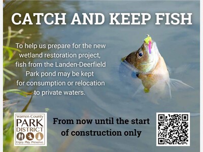 Warren County Park District Offering A  Catch and Keep Fish 