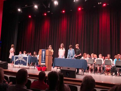 Carlisle Inducts 32 New Members Into its National Junior Honor Society