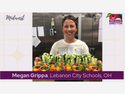 Lebanon City Schools Nutrition Director Receives Midwest Region Award Recognition 