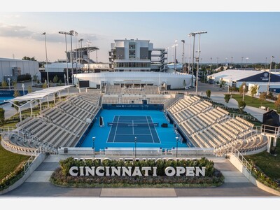 Mason's Cincinnati Open Now Larger Than The French Open Site At Roland-Garros.﻿
