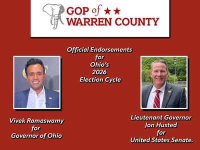 Warren County Republican Party Officially Endorses Ramaswamy for Governor and Husted for U.S. Senate in 2026