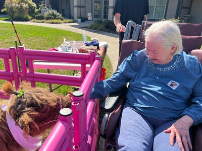 Mini Moos Bring Udder Delight to Memory Care Seniors