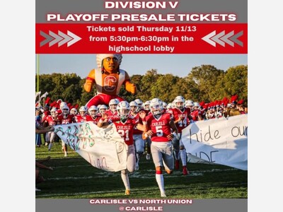 Carlisle VS North Union PlayOff Tickets