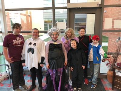 Students, Staff and Teachers Got Into The Halloween Spirit Friday