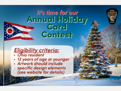Ohio State Highway Patrol Accepting Submissions for Annual Holiday Card Contest