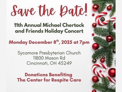 Sycamore Presbyterian Church to Host Michael Chertock and Friends Holiday Concert