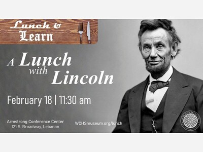 Harmon's Lunch with President Abraham Lincoln