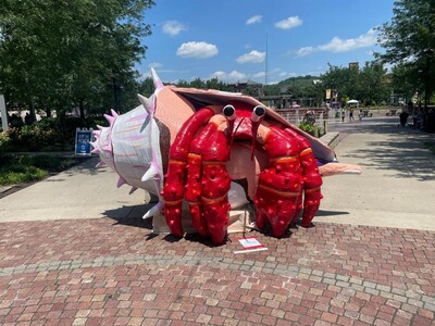 Duck Tape Sculptures in Washington Park celebrate “America 250,” May 8–18