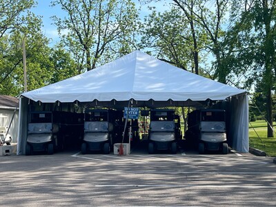 Golf Carts Return to Armco Park Golf Course