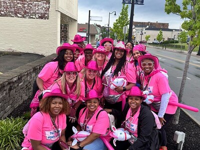 A Little Rain Doesn't Stop Women From Walking For A Mission