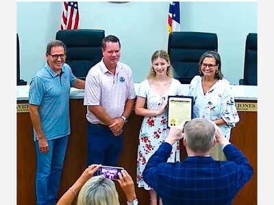 Little Miami Graduate Honored with Statewide Scholarship at Warren County Commissioners Meeting