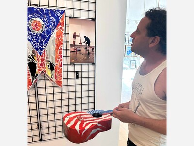 Break Some Glass: Waynesville's Darren Goodman Brings Interactive Art Exhibit to Downtown Hamilton