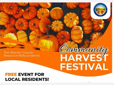 Warren County Resource Rally to Host Free Community Harvest Festival Today