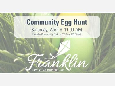 The Franklin Community Egg Hunt is This Weekend. 