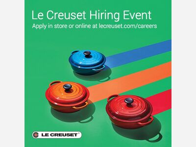 Le Creuset Hiring Event