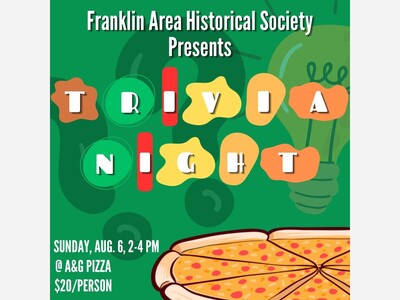 Franklin Area Historical Society Trivia Fundraiser