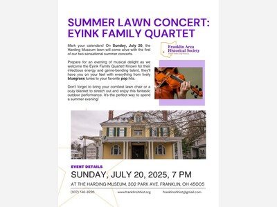 Eyink Family Quartet at the Harding Museum, July 20