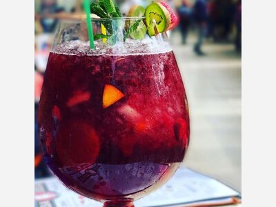 Today is National Red Wine Day-Celebrate with this delicious black sangria recipe