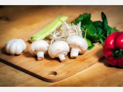 Sunday is Brunch Day: Spinach mushroom bread pudding recipe