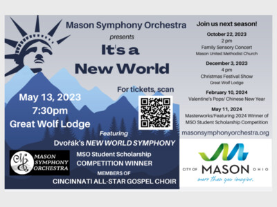 Mason Symphony Orchestra presents Dvorak's New World Symphony with members of Cincinnati's All-Star Gospel Choir