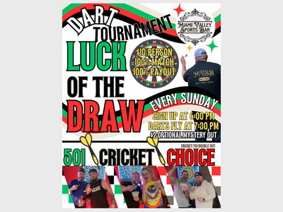 Luck Of The Draw Dart Tournament 