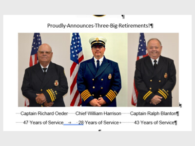 Retirement Party for SMFD Officers