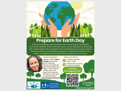 Prepare for Earth Day: A Day of Composting with other activities and guest speaker/author