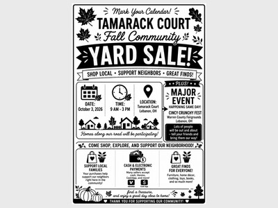Tamarack Court Fall Community Yard Sale