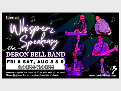 Deron Bell Band Live at Whisperz Speakeasy