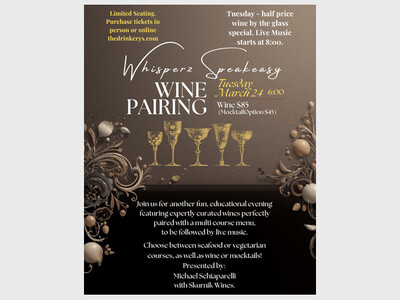 March Wine & Dinner Pairing with Michael Schiaparelli, CSW