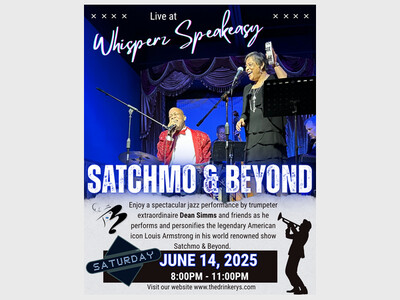 Dean Simms performs Satchmo & Beyond at Whisperz Speakeasy