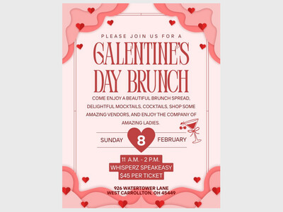 Galentine's Day Brunch at Whisperz Speakeasy